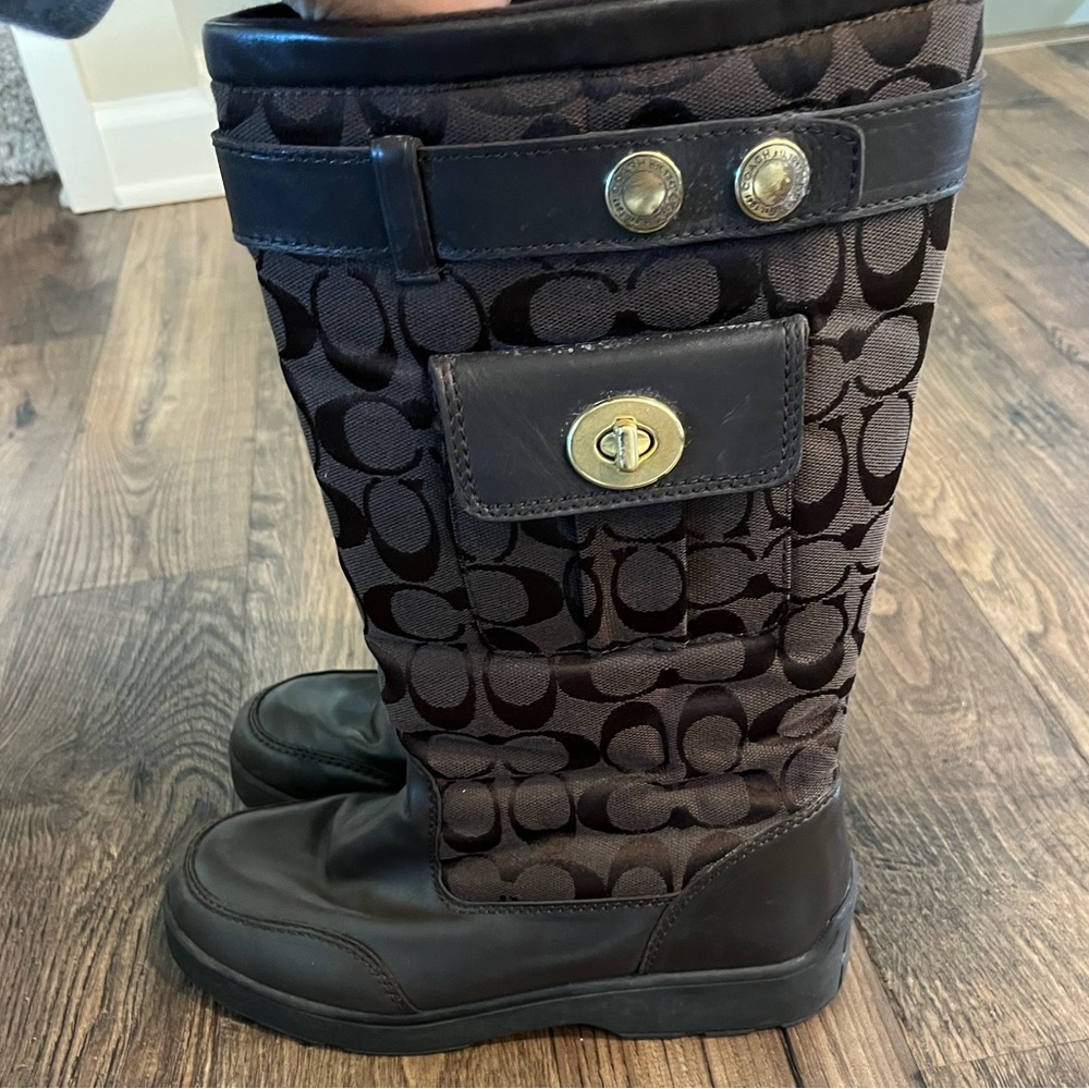 Coach boots, very good condition!